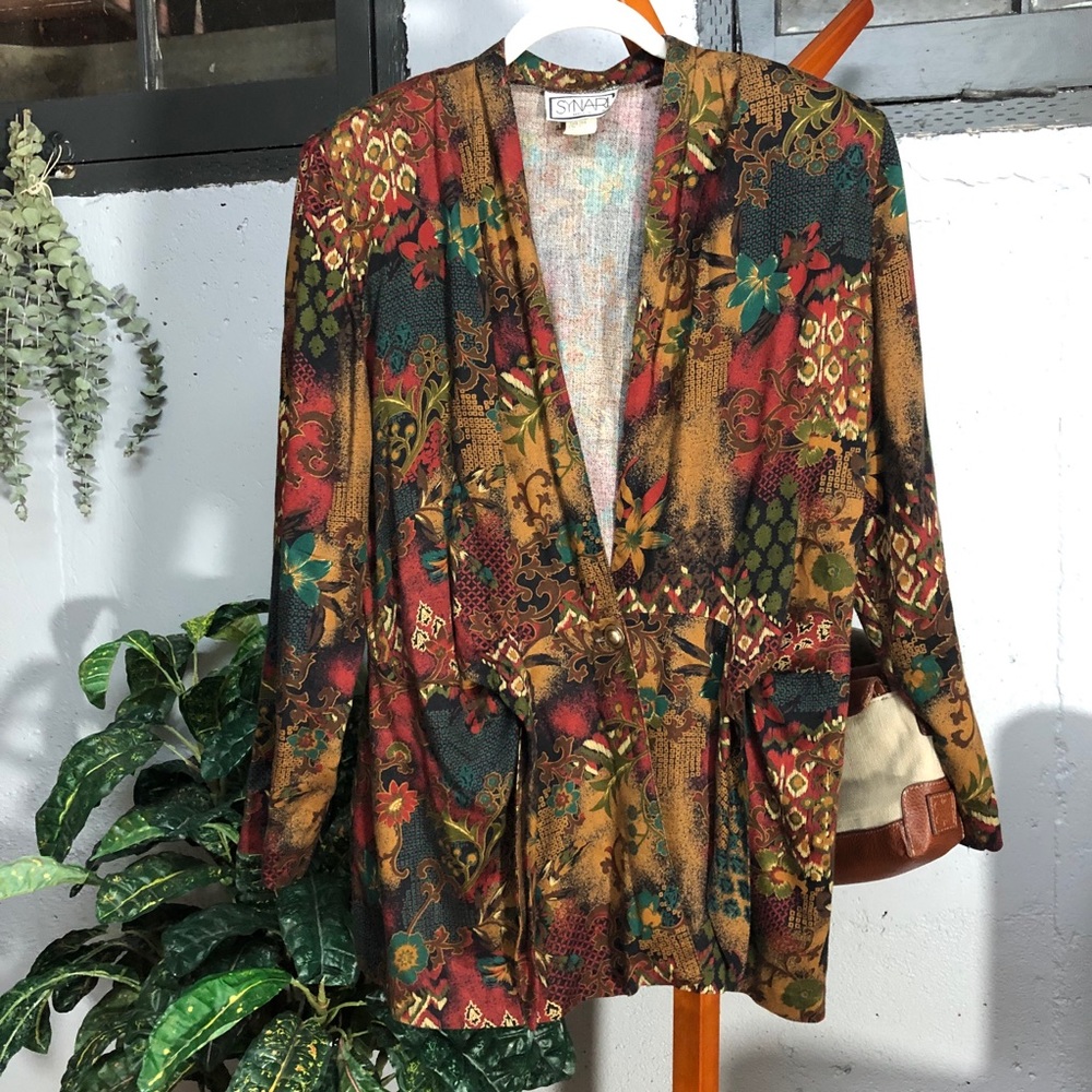 Vintage Synari Light Weight Blazer - Picture 2 of 6